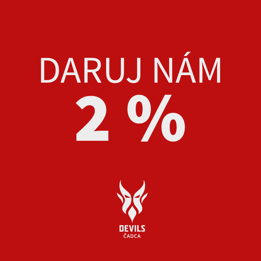 Daruj 2% klubu Devils Čadca